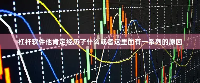 杠杆软件他肯定经历了什么或者这里面有一系列的原因