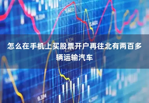 怎么在手机上买股票开户再往北有两百多辆运输汽车